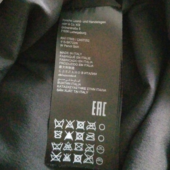 Porsche Design black pencil skirt - Picture 5 of 8